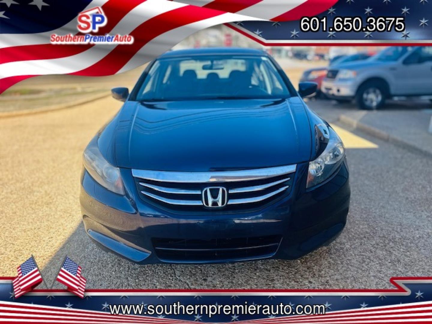 2012 BLUE HONDA ACCORD LX (1HGCP2F34CA) , located at 922 W. Beacon St., Philadelphia, MS, 39350, (601) 650-3675, 32.770447, -89.127151 - Photo#1